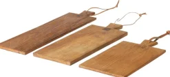 Set de 3 planches à pain en teck - HKliving