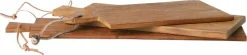 Set de 3 planches à pain en teck - HKliving