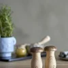 Set de salières et poivrières Rahim en hévéa brun - Bloomingville