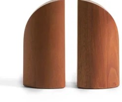 Set de 2 serre-livres en acajou massif PI - Ethnicraft Accessories