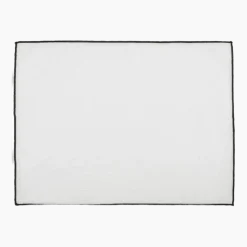 Set de table en lin blanc 35x48cm Borgo - Haomy
