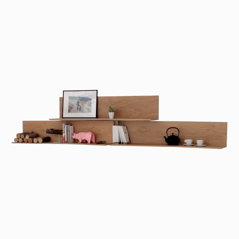 Set de 3 étagères en bois 11.2 - Compagnie