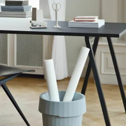 Set de 2 tréteaux en acier noir Loop Stand - HAY