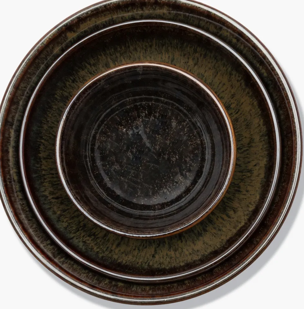 Set de vaisselle 12 pièces en grès marron Surface - Serax