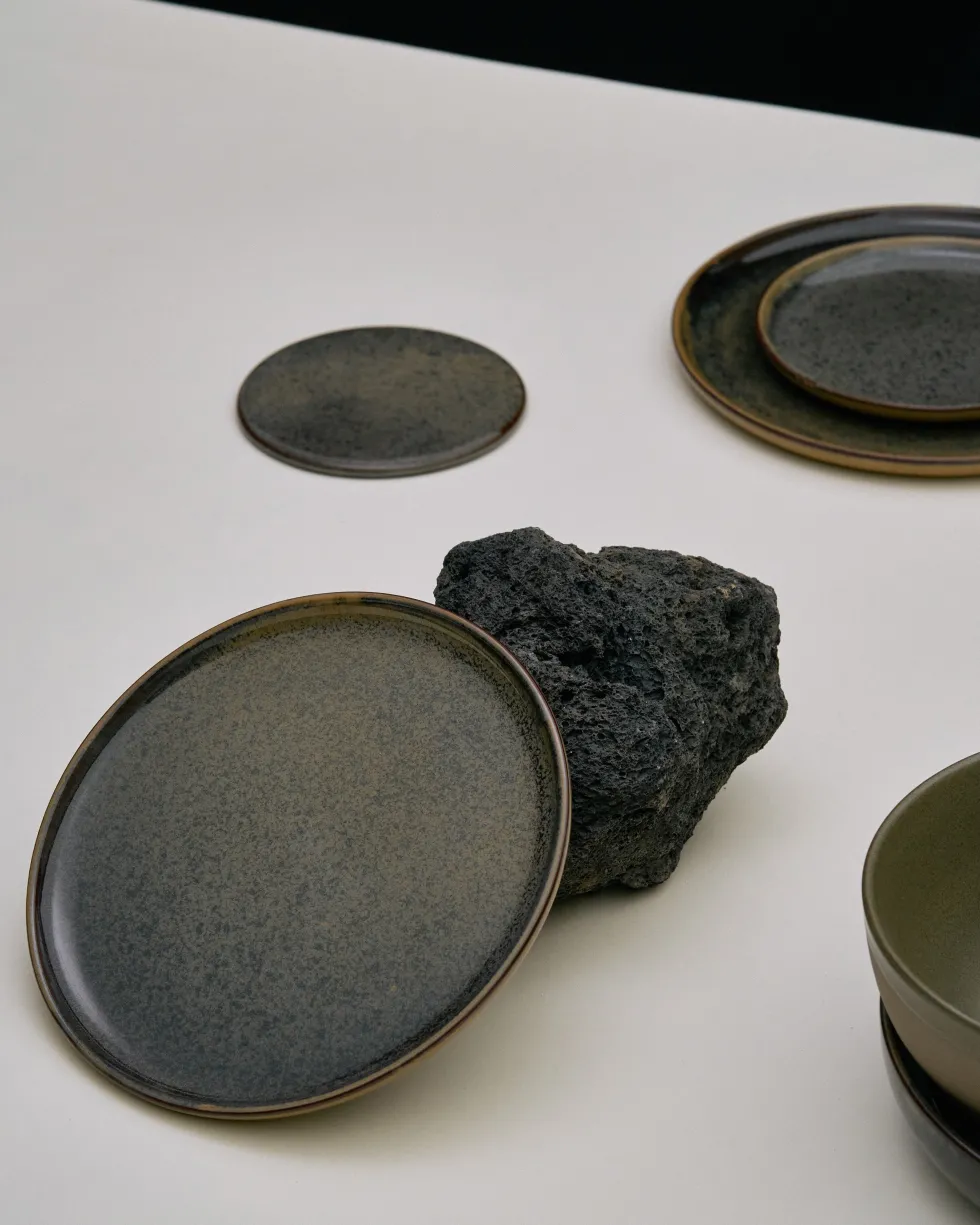 Set de vaisselle 12 pièces en grès marron Surface - Serax