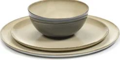 Set de vaisselle 12 pièces en grès misty grey Terres de rêves - Serax