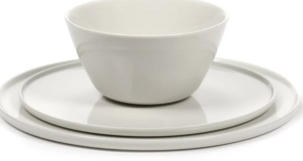 Set de vaisselle 12 pièces en porcelaine ivoire Cena - Serax