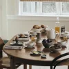 Set de vaisselle pour deux en grès gris Nordic Rain - Broste Copenhagen
