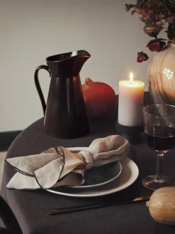 Set de vaisselle pour deux en grès gris Nordic Rain - Broste Copenhagen