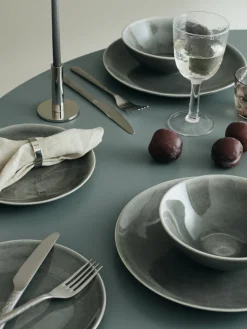 Set de vaisselle pour deux en grès gris Nordic Rain - Broste Copenhagen