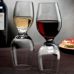 Set de 2 verres à vin rouge ou blanc - Nude Glass