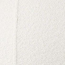 Siège ergonomique en bouclette blanc cassé 65cm Diva - VLUV