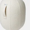 Siège ergonomique en tissu bouclé blanc Diva - Vluv