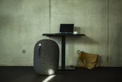 Siège ergonomique en tissu bouclette anthracite Kapsul Stov - Vluv
