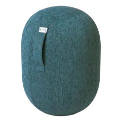 Siège ergonomique en tissu bouclette bleu petrole Kapsul Stov - Vluv