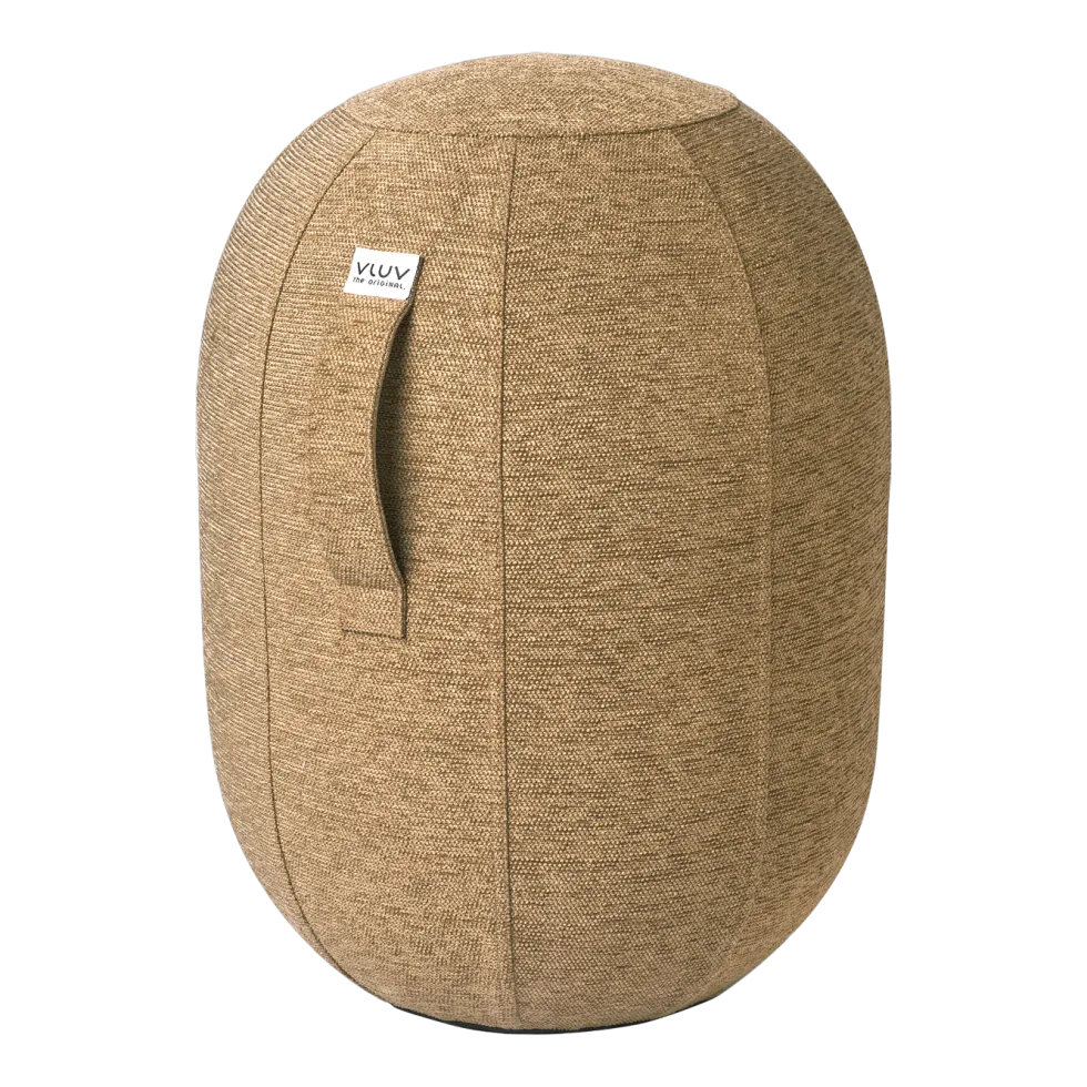 Siège ergonomique en tissu bouclette macchiato Kapsul Stov - Vluv
