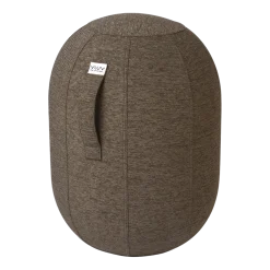 Siège ergonomique en tissu bouclette marron greige Kapsul Stov - Vluv