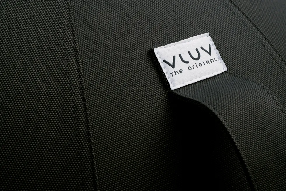 Siège ergonomique en tissu canevas noir 70 cm LEIV - VLUV