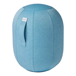 Siège érgonomique en tissu bleu glace Kapsul Leiv - VLUV
