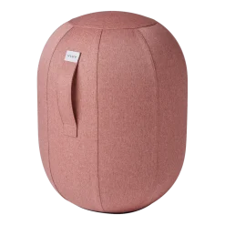Siège érgonomique en tissu rose Kapsul Leiv - VLUV