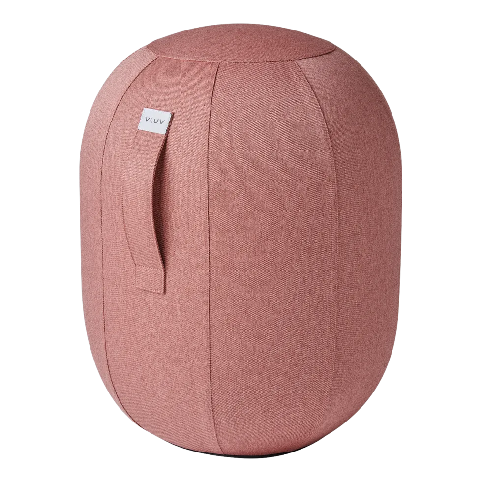 Siège érgonomique en tissu rose Kapsul Leiv - VLUV