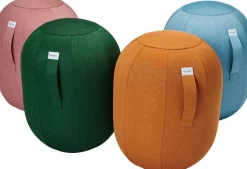Siège érgonomique en tissu vert sapin Kapsul Leiv - VLUV