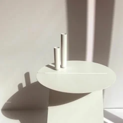 Soliflore en métal blanc poudré - Mlle Jo
