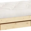 Sommier avec 4 tiroirs en pin naturel 180x200cm Kanso - Karup Design
