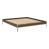 Sommier en acier et pin carob brown 180x200cm Core - Karup Design