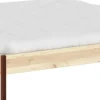 Sommier en acier terra red et pin raw 180x200cm Core - Karup Design