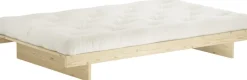 Sommier en bois de pin naturel 90x200cm Kanso - Karup Design