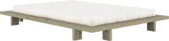 Sommier en bois de pin sage green 160x200 cm Japan - Karup Design