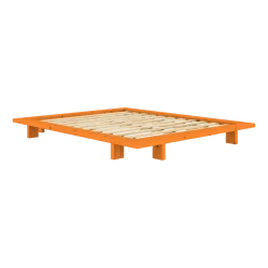 Sommier en bois de pin solar orange 160x200 cm Japan - Karup Design