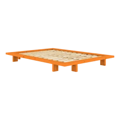 Sommier en bois de pin solar orange 140x200 cm Japan - Karup Design