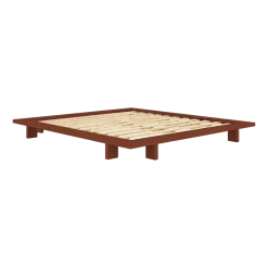 Sommier en bois de pin terra red 180 x 200 cm Japan - Karup Design