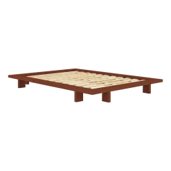 Sommier en bois de pin terra red 140 x 200 cm Japan - Karup Design
