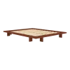 Sommier en bois de pin terra red 160 x 200 cm Japan - Karup Design