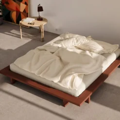 Sommier en bois de pin terra red 160 x 200 cm Japan - Karup Design