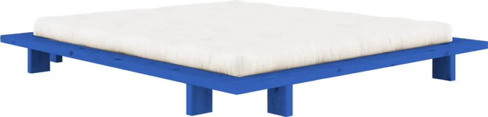 Sommier en bois de pin vivid blue 180 x 200 cm Japan - Karup Design