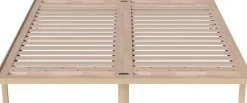 Sommier en chêne pigmenté blanc 180 x 200 cm Elton - Bolia