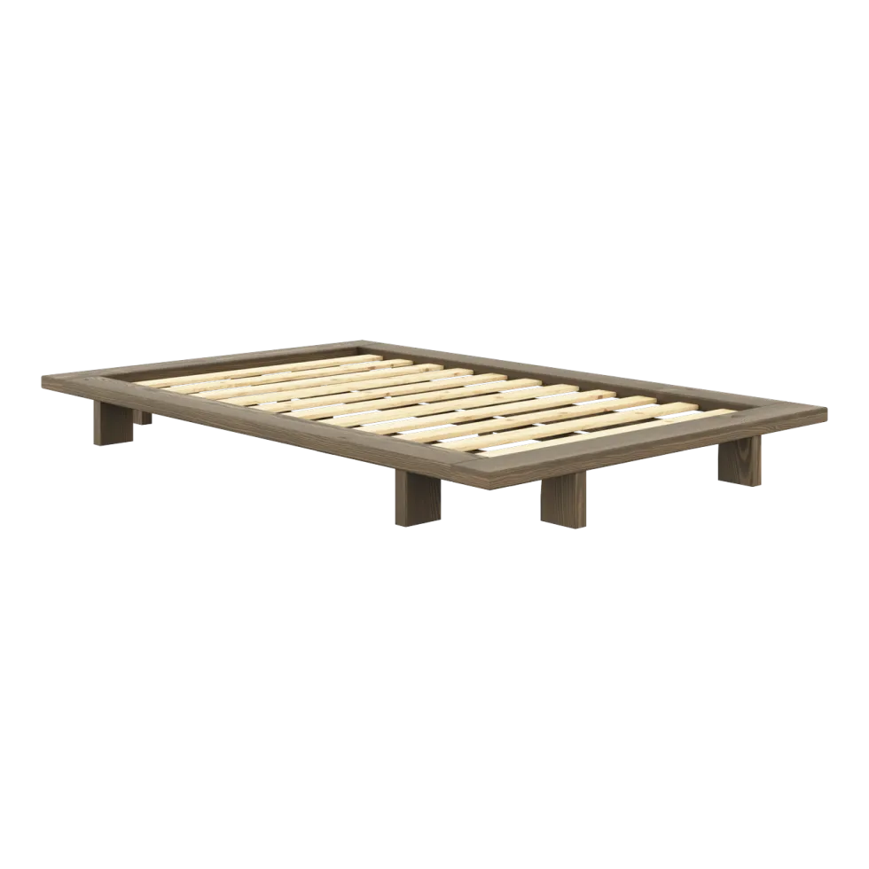 Sommier en pin carob brown 120x200cm Japan - Karup Design