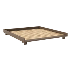 Sommier en pin carob brown 180x200cm Social bed - Karup Design