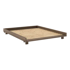 Sommier en pin carob brown 160x200cm Social bed - Karup Design