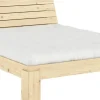 Sommier et tête de lit avec rangement en pin naturel 160x200cm Layers - Karup Design
