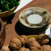4 soucoupes en grès multicolore 11,5cm Océan - HKLIVING
