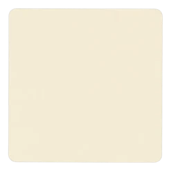4 sous verres carrés en acier beige cashew 10x2cm Kiva - Metallbude