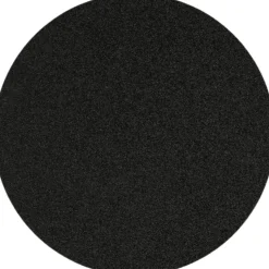 4 sous verres ronds en acier noir 10x2cm Kiva - Metallbude