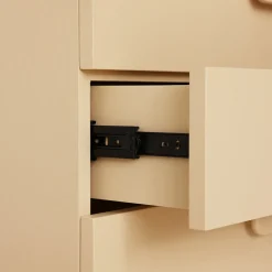 Spacieuse armoire à tiroirs Crème - HKLIVING