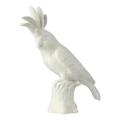 Statue en proceleine blanche Cacatoes - Pols Potten