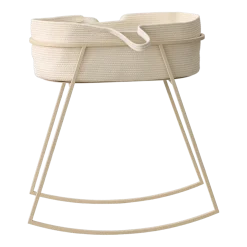 Structure de berceau en acier beige cashew 77x44x80cm Korsina - Metallbude